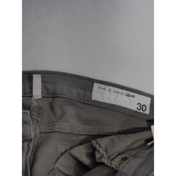 Rag & Bone Army Green "Skinny" Jeans, Size 30 - Picture 7 of 8